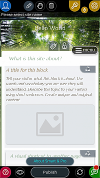 ఆండ్రాయిడ్ టాబ్లెట్‌లు మరియు ఫోన్‌లలో వెబ్‌సైట్‌లను రూపొందించడానికి పూర్తిగా పనిచేసే యాప్