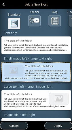 ఉపయోగించడానికి సులభమైన వెబ్&zwnj;సైట్ బిల్డర్ మీరు ఏమి చెప్పాలనుకుంటున్నారో దానిపై దృష్టి పెట్టడానికి మిమ్మల్ని అనుమతిస్తుంది.