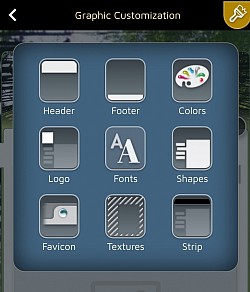మీ సైట్ యొక్క రూపాన్ని వ్యక్తిగతీకరించడానికి అనేక మార్గాలు ఇప్పటికే ఉచిత వెర్షన్&zwnj;లో ఉన్నాయి.