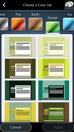 SMART వెర్షన్&zwnj;లో ఎంచుకోవడానికి 56 రంగుల థీమ్&zwnj;లు.