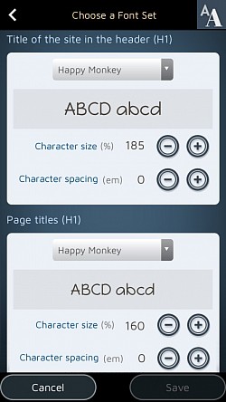 మీ సైట్‌లో ఉపయోగించే ఫాంట్‌లపై పూర్తి నియంత్రణ